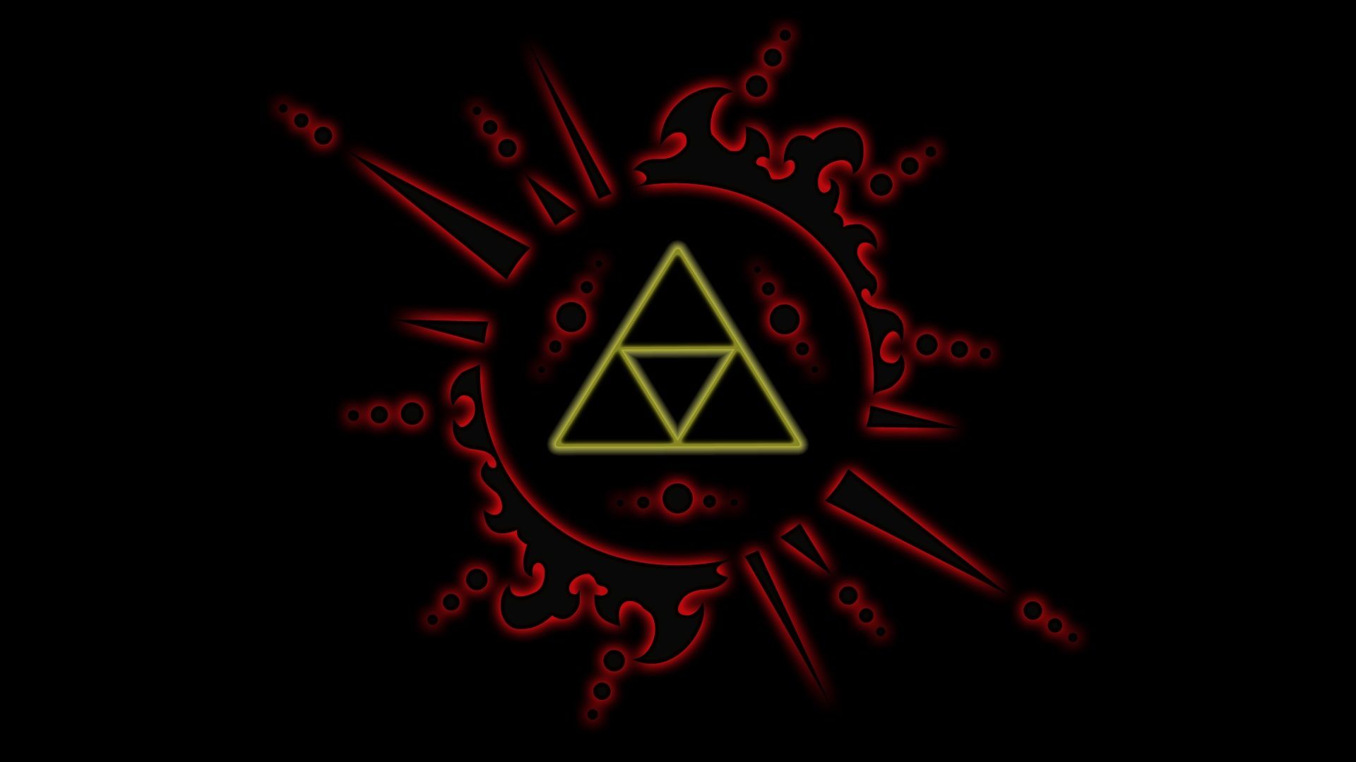 Triforce HD Background Wallpaper In Legend Of Zelda
