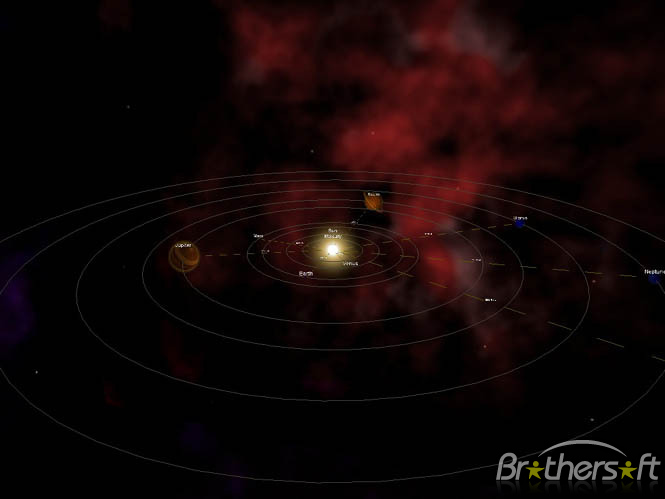3d Solar System Screensaver