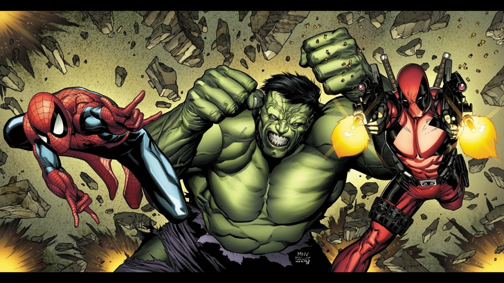 Deadpool Wade Wilson Hulk Wallpaper High Quality