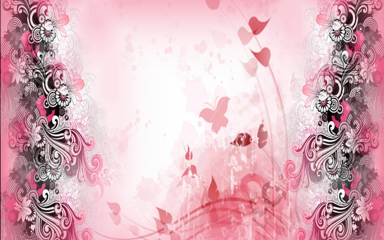 Beautiful Pink Daze Background