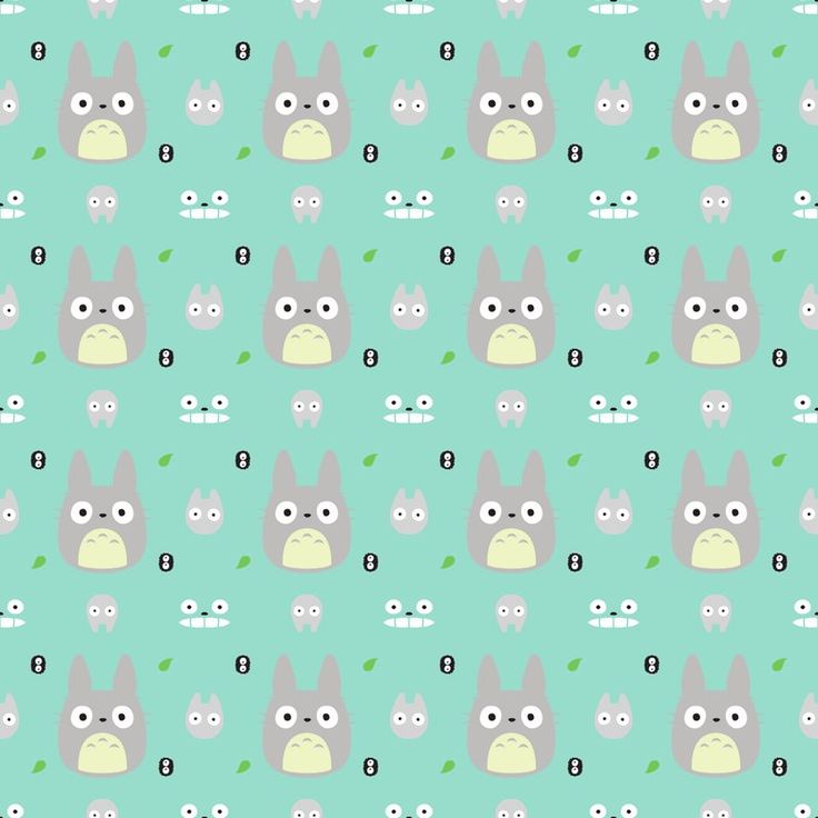 Totoro Pattern From Spoonflower Patterns Just