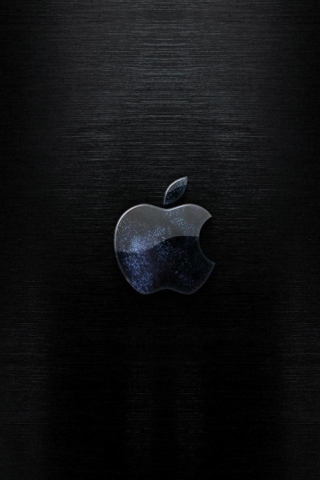 Black Blue Apple iphone 4S wallpaper 640x960 iPhone 4s Wallpapers