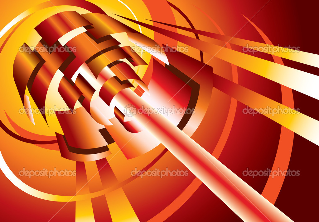 Red Techno Background Abstract Background