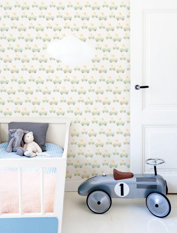 boy room car wallpaper Home Kids room Pinterest