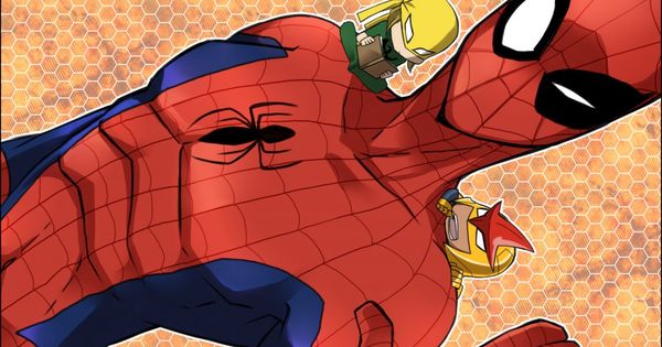 Ultimate Spiderman Iron Fist Spider Man