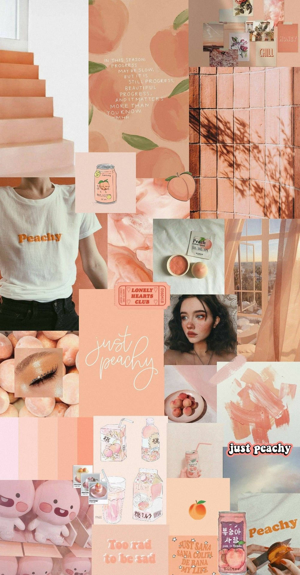 Peach Aesthetic Wallpaper