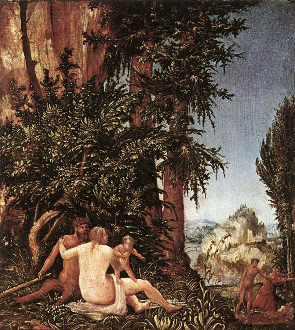 Landscape With Satyr Family Flemish Art