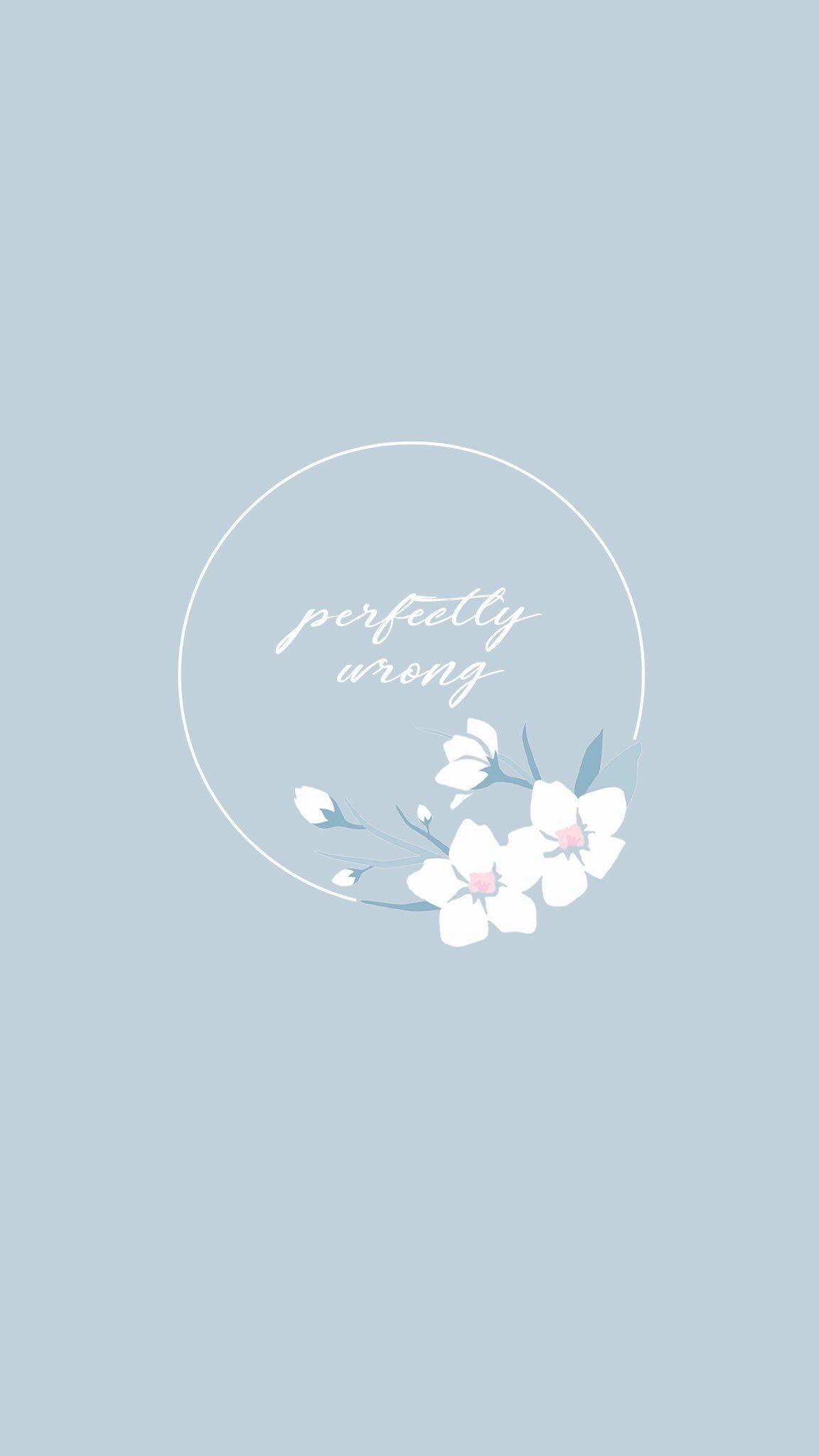 Chic phone background Floral phone wallpaper Minimalist