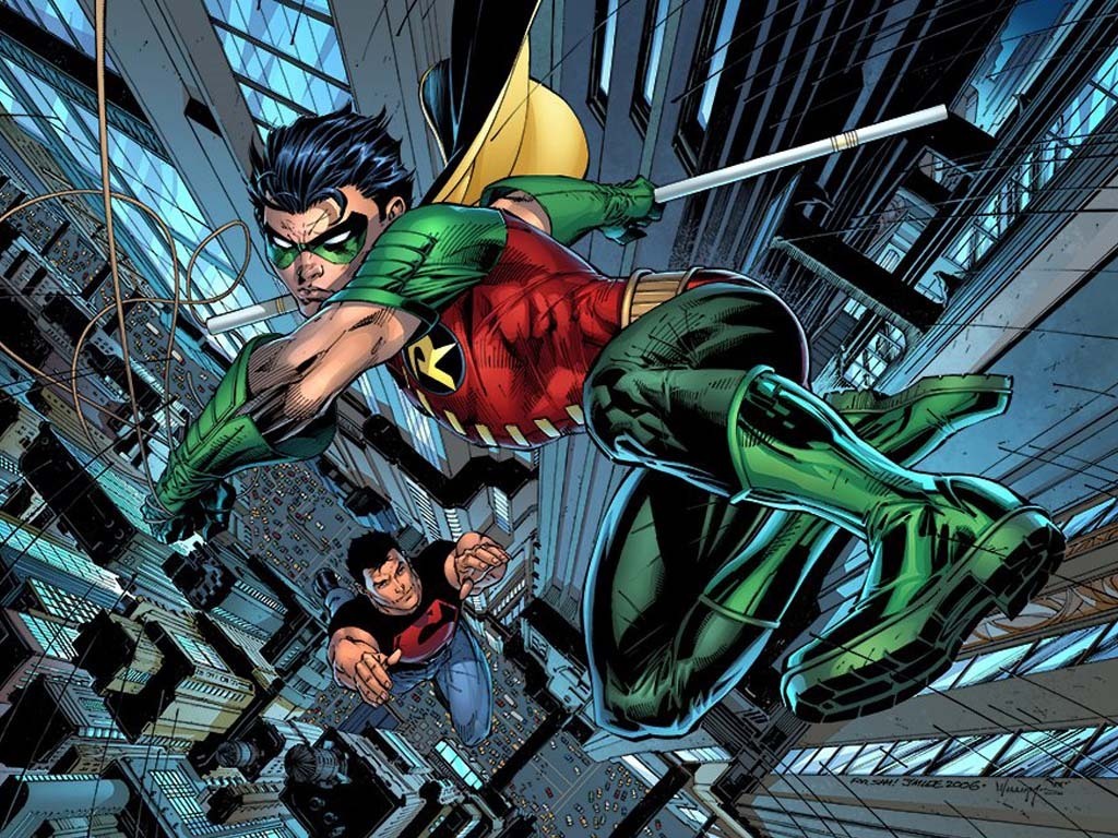 Robin Superboy Teen Titans Fan Art