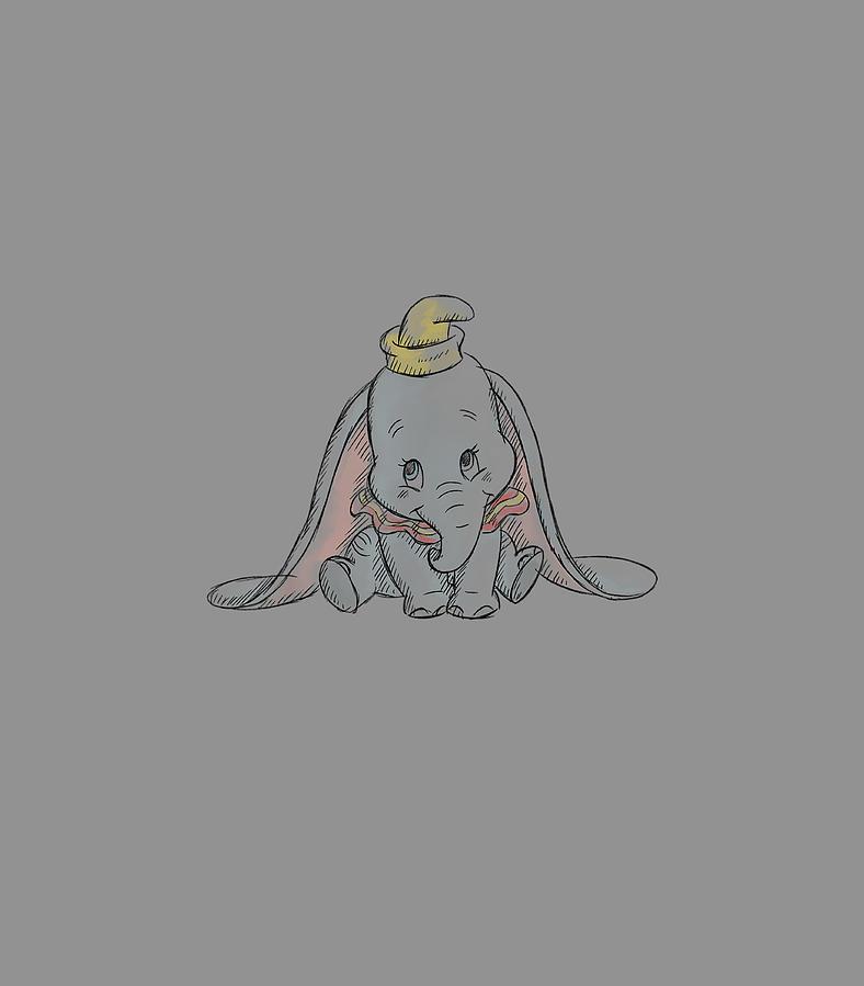 Disney Classic Dumbo Baby Elephant Digital Art by Akim Arianah