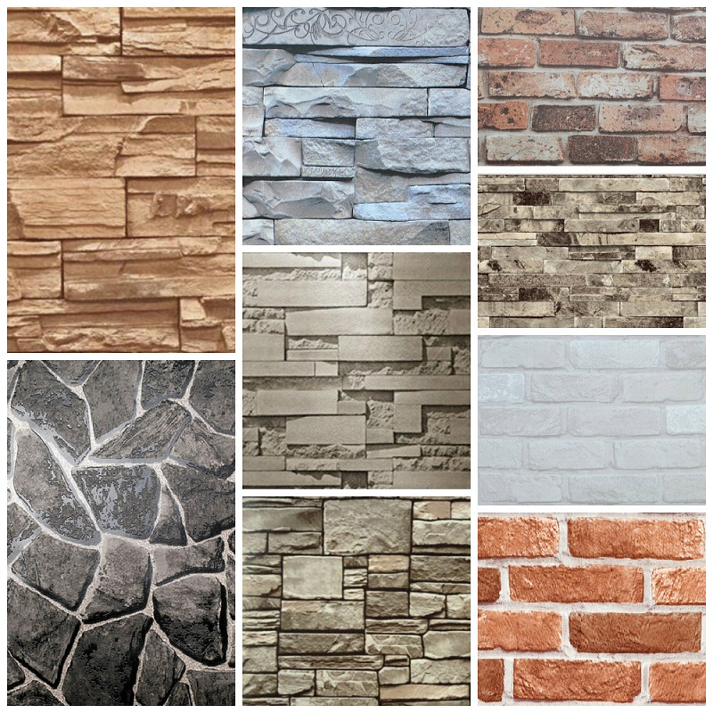 Wall Decorative 3d Brick Design Wallpaper Buy