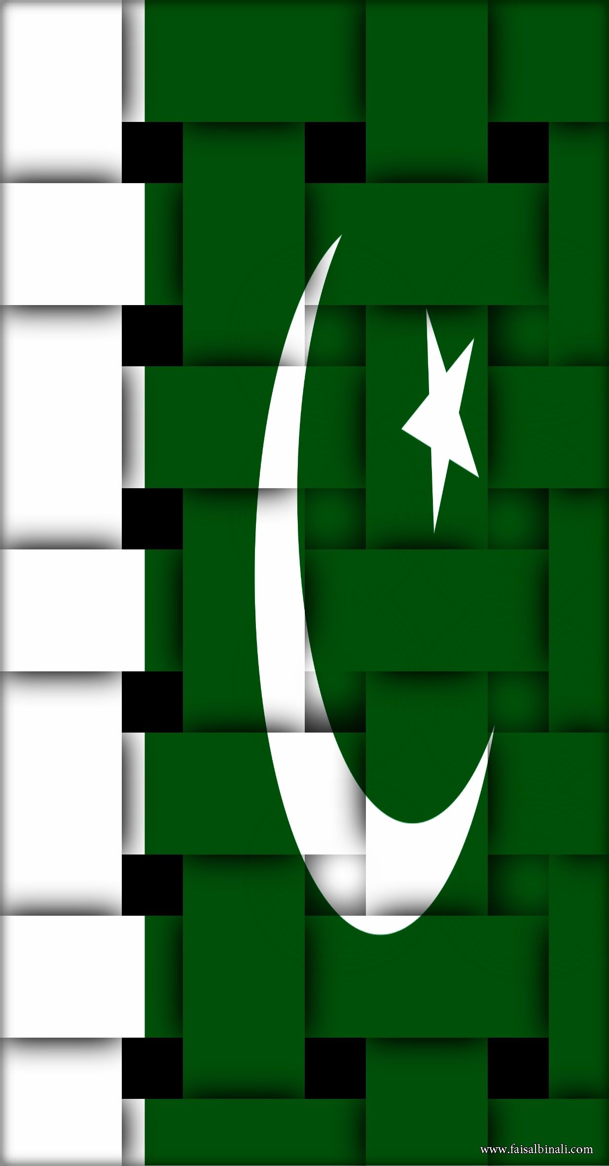 Pakistan Flags Artwork Wallpaper For Smartphones Tablets
