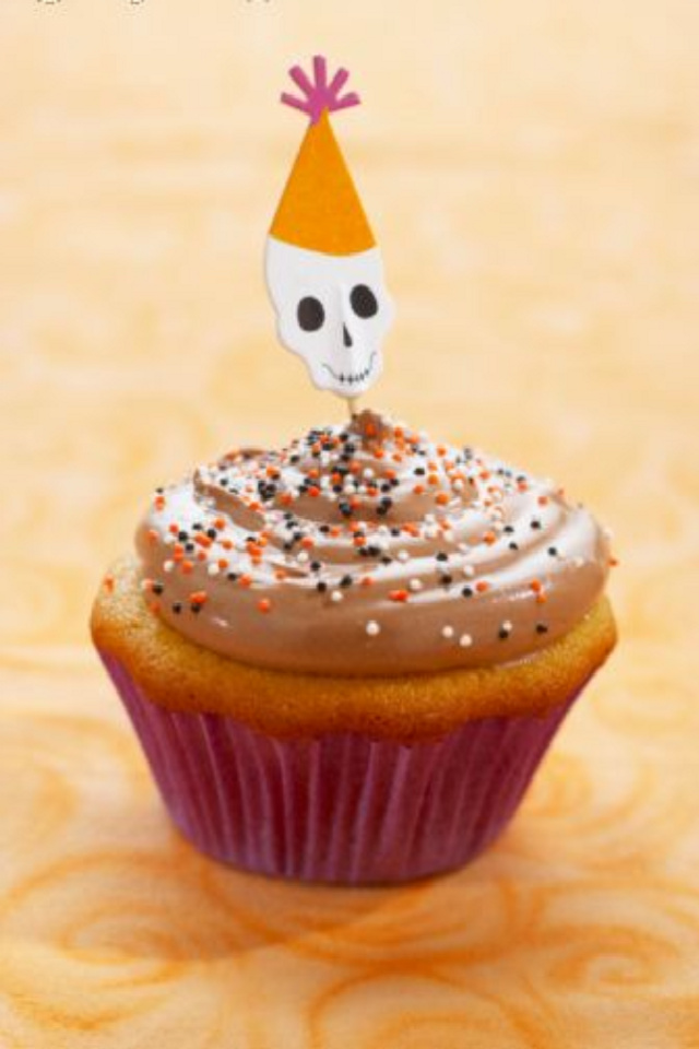 For iPhone Background Halloween Cupcake From Category Holiday