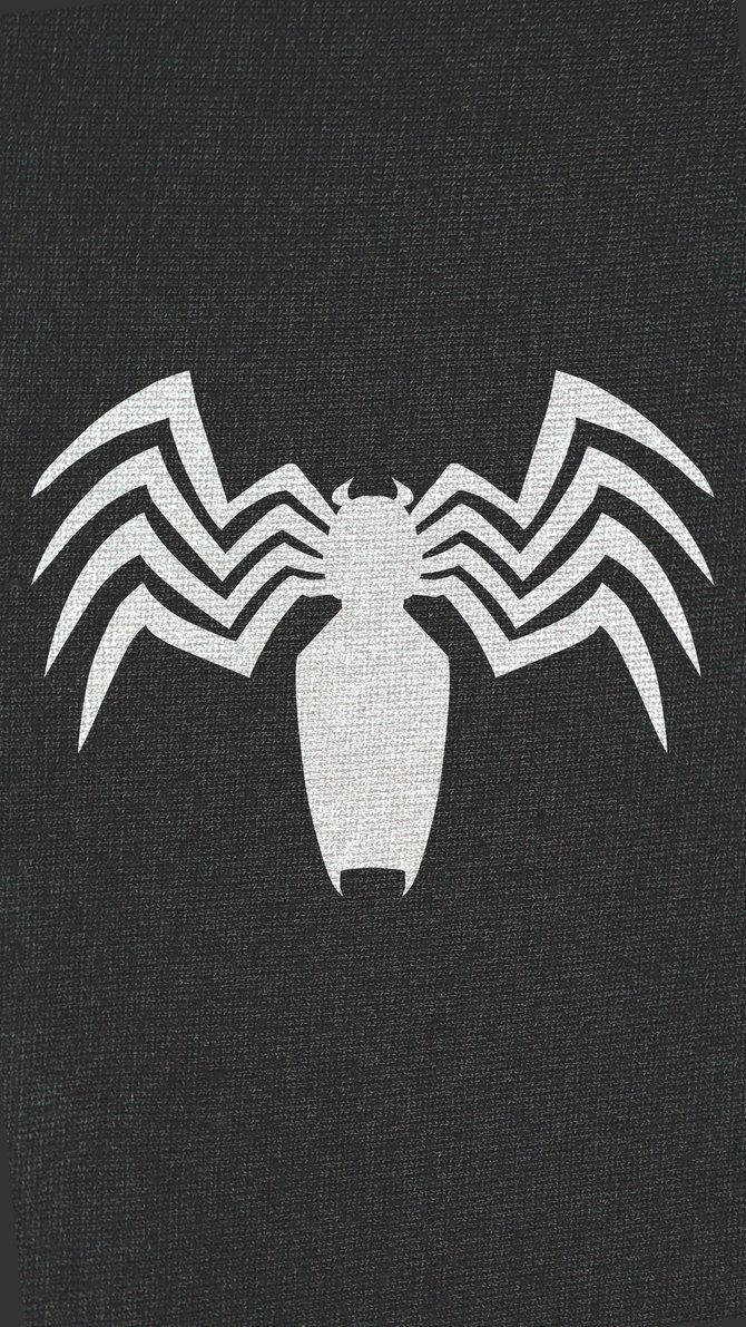 Spider Man Venom Logo Wallpaper With Texture By Alt