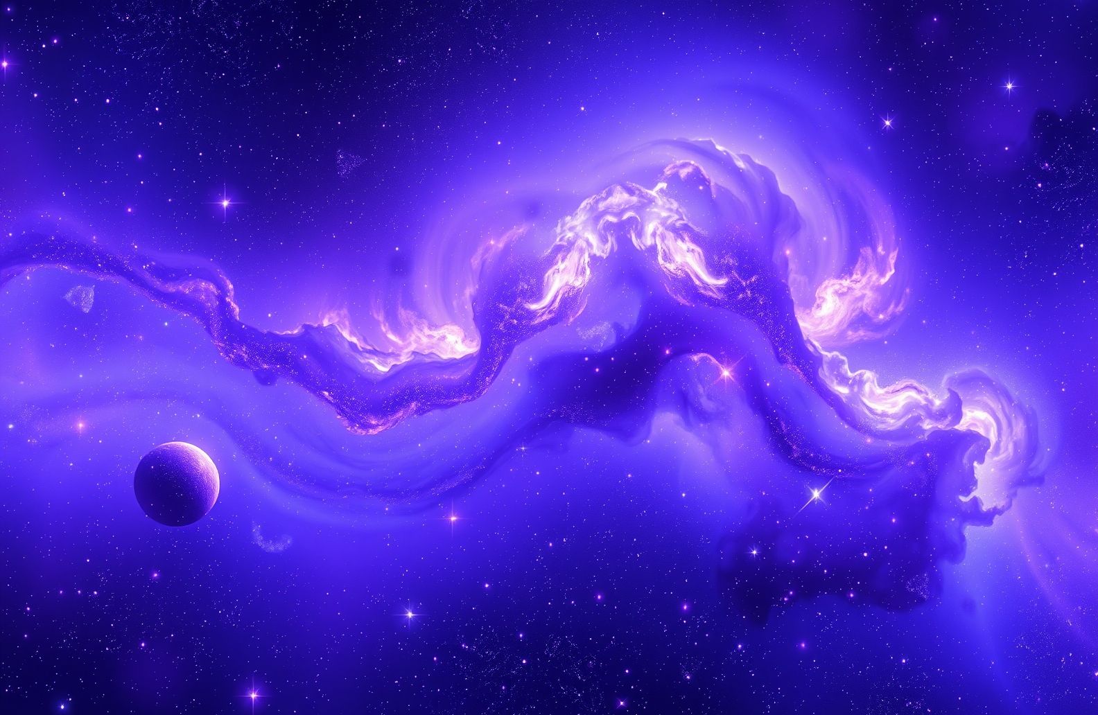 Purple Galaxy Wallpaper