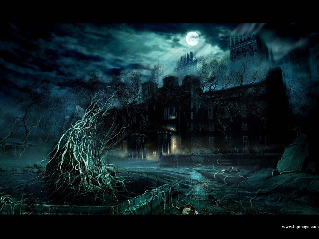 Creepy Building Cool Desktop Background