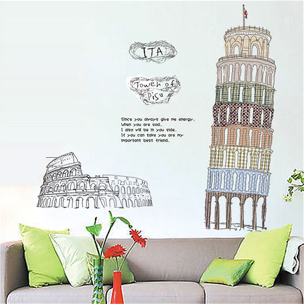 Wallpark Artistic Leaning Tower Of Pisa Ancient Roman Theater