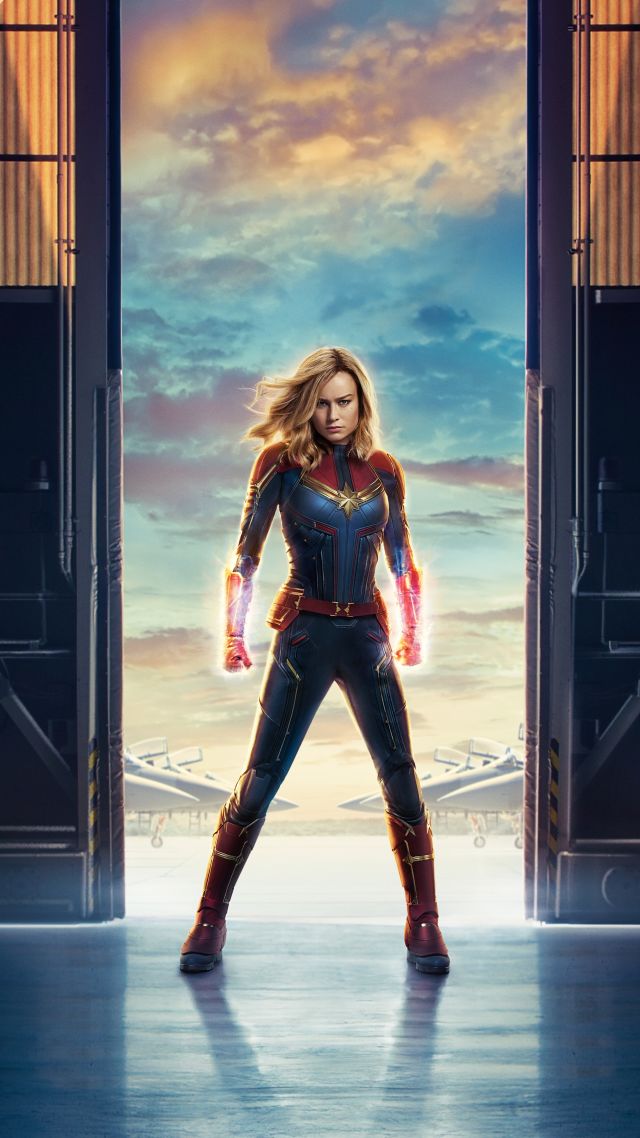 Wallpaper Captain Marvel Brie Larson 8k Movies