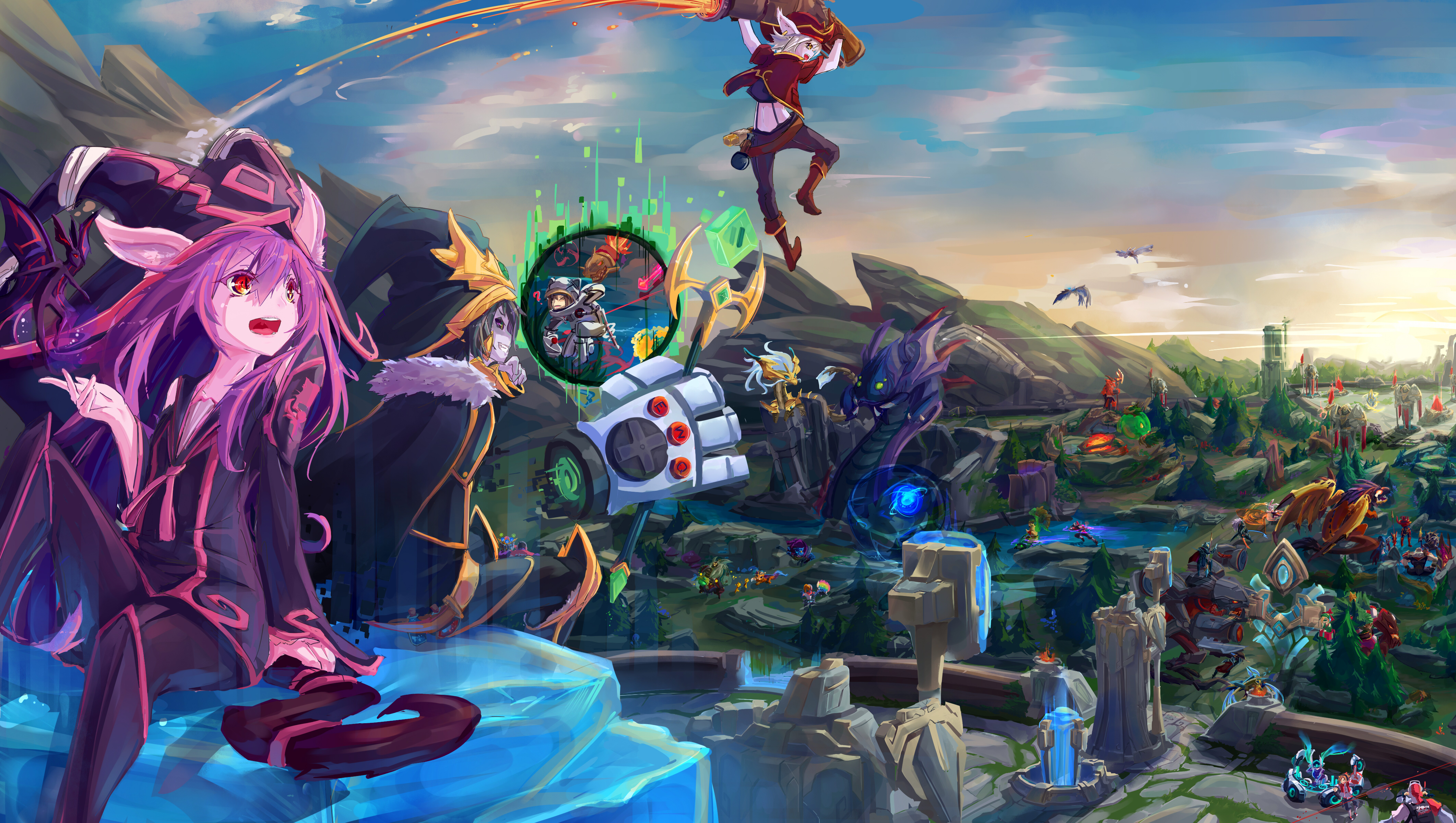 4k Ultra HD League Of Legends Wallpaper