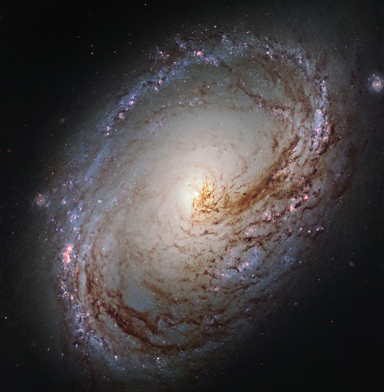 New Hubble Image Spiral Galaxy M96 Science Wire Earthsky