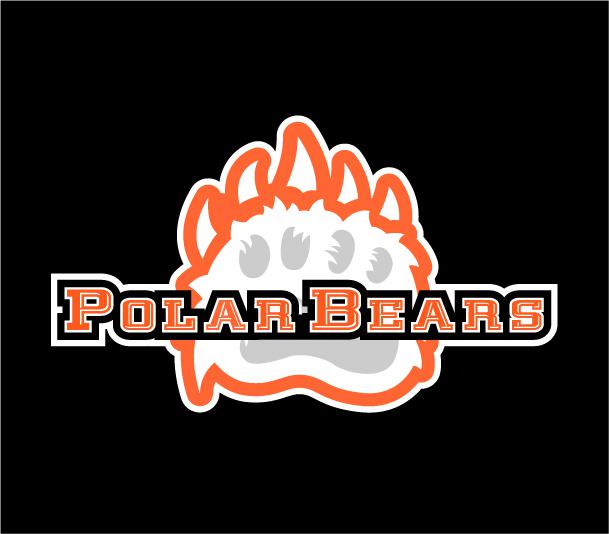 Onu Polar Bears Paw Black Background Ohio Northern University