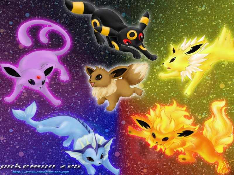 The Pokemon Anime Wallpaper Titled Eeveelution