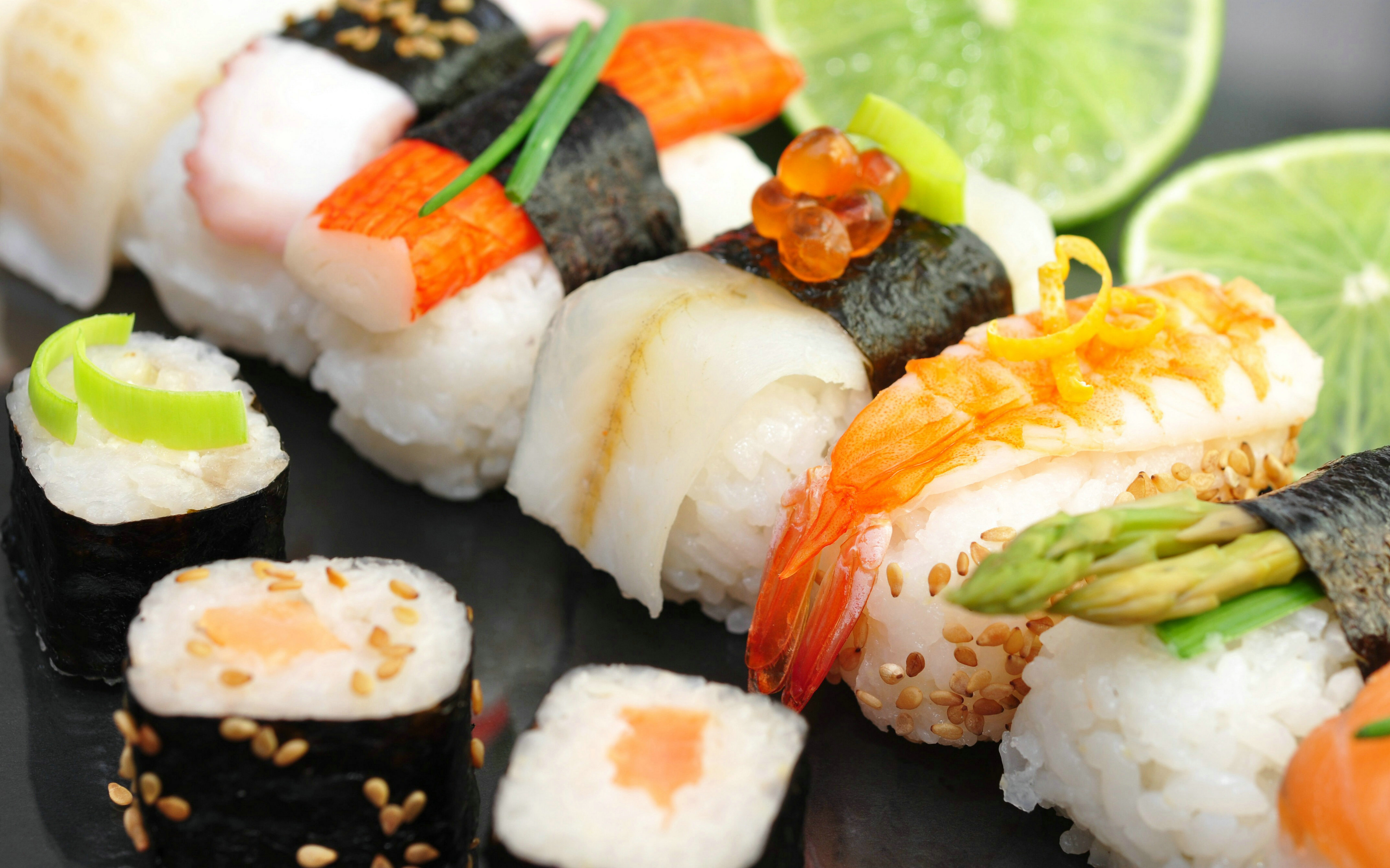 Sushi Food Wide Wallpaper