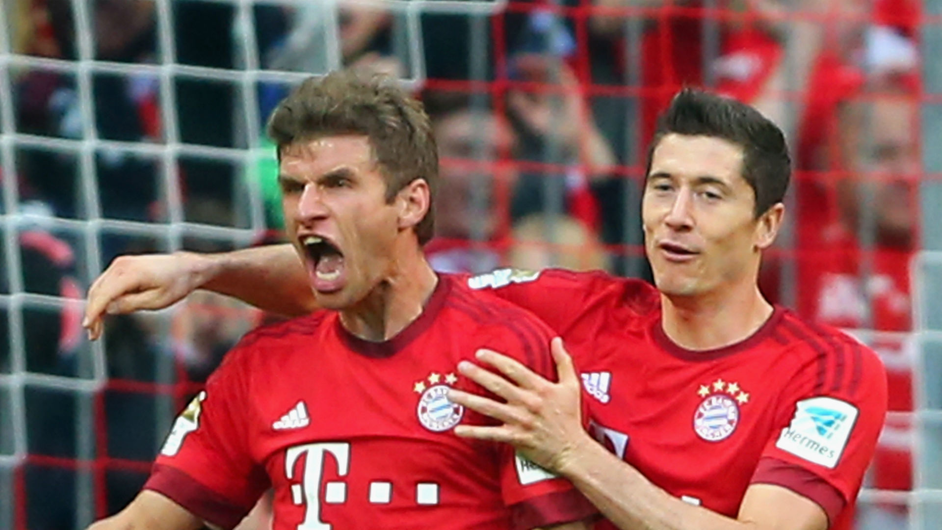 Bayern Munich Muller Lewandowski Vs Dortmund Oct2015
