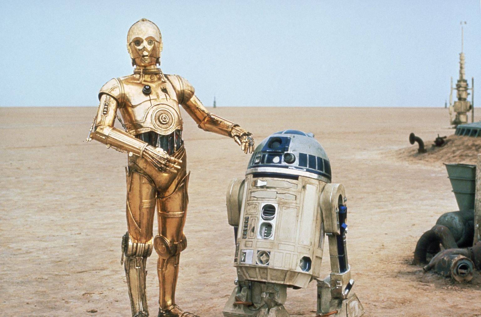 3po And R2 D2 Star Wars Wallpaper