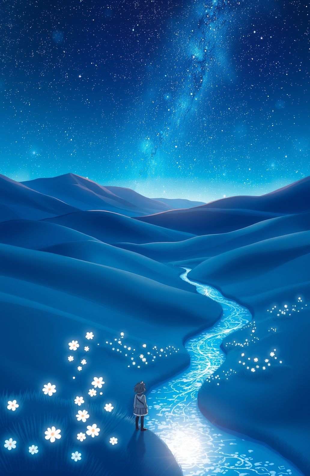 Blue Anime Wallpaper