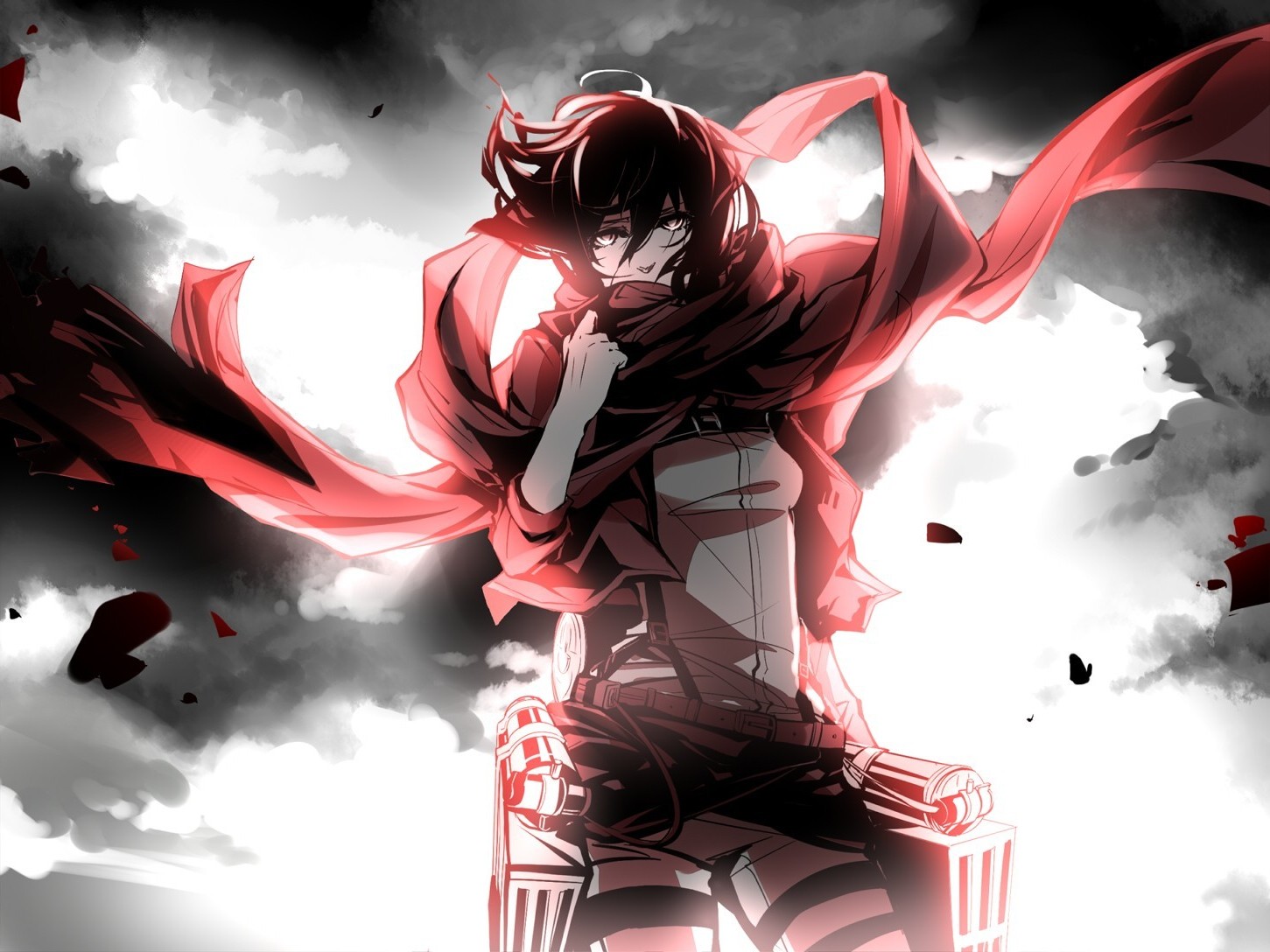 Shingeki No Kyojin Mikasa Ackerman Wallpaper HD