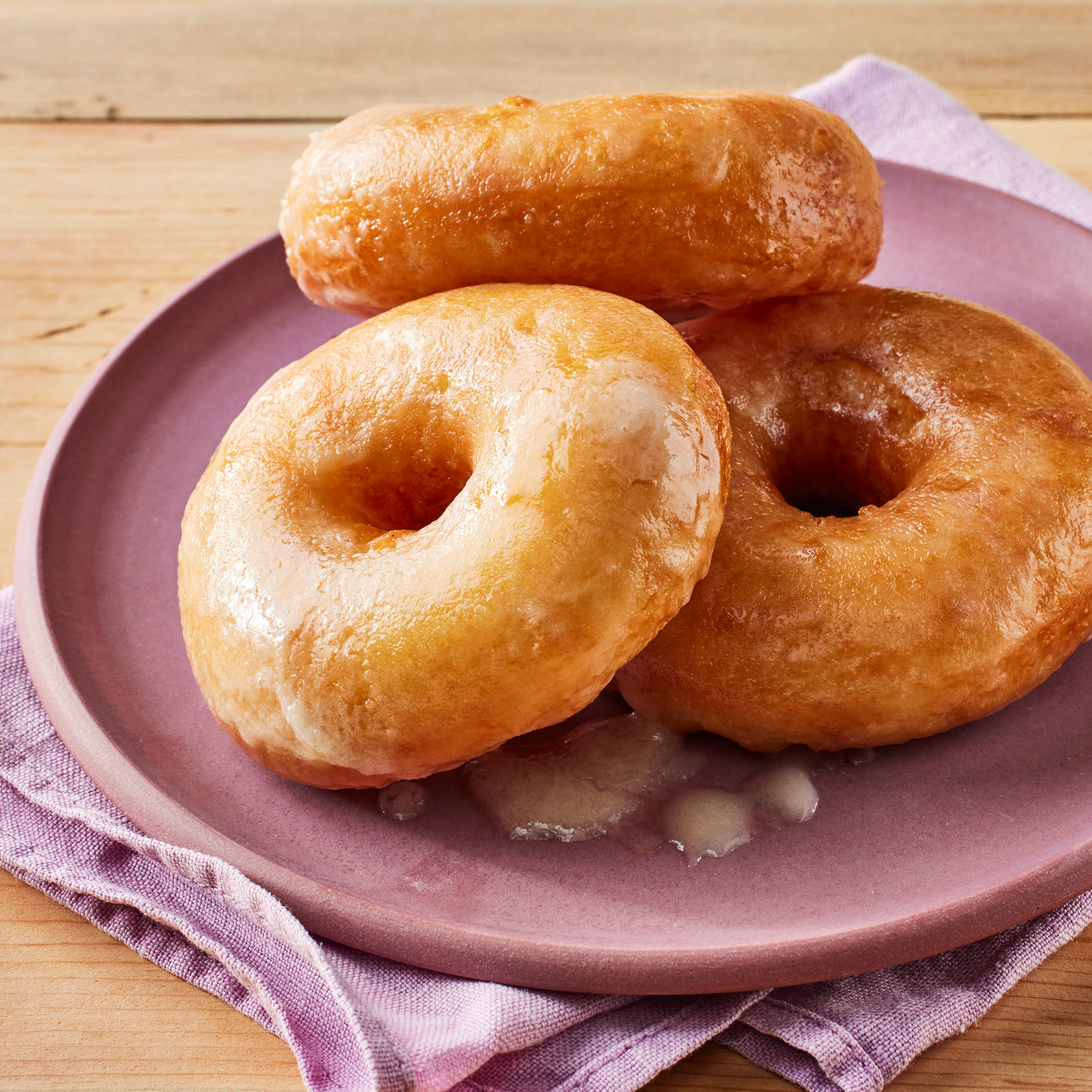 Glazed Donuts Wallpaper