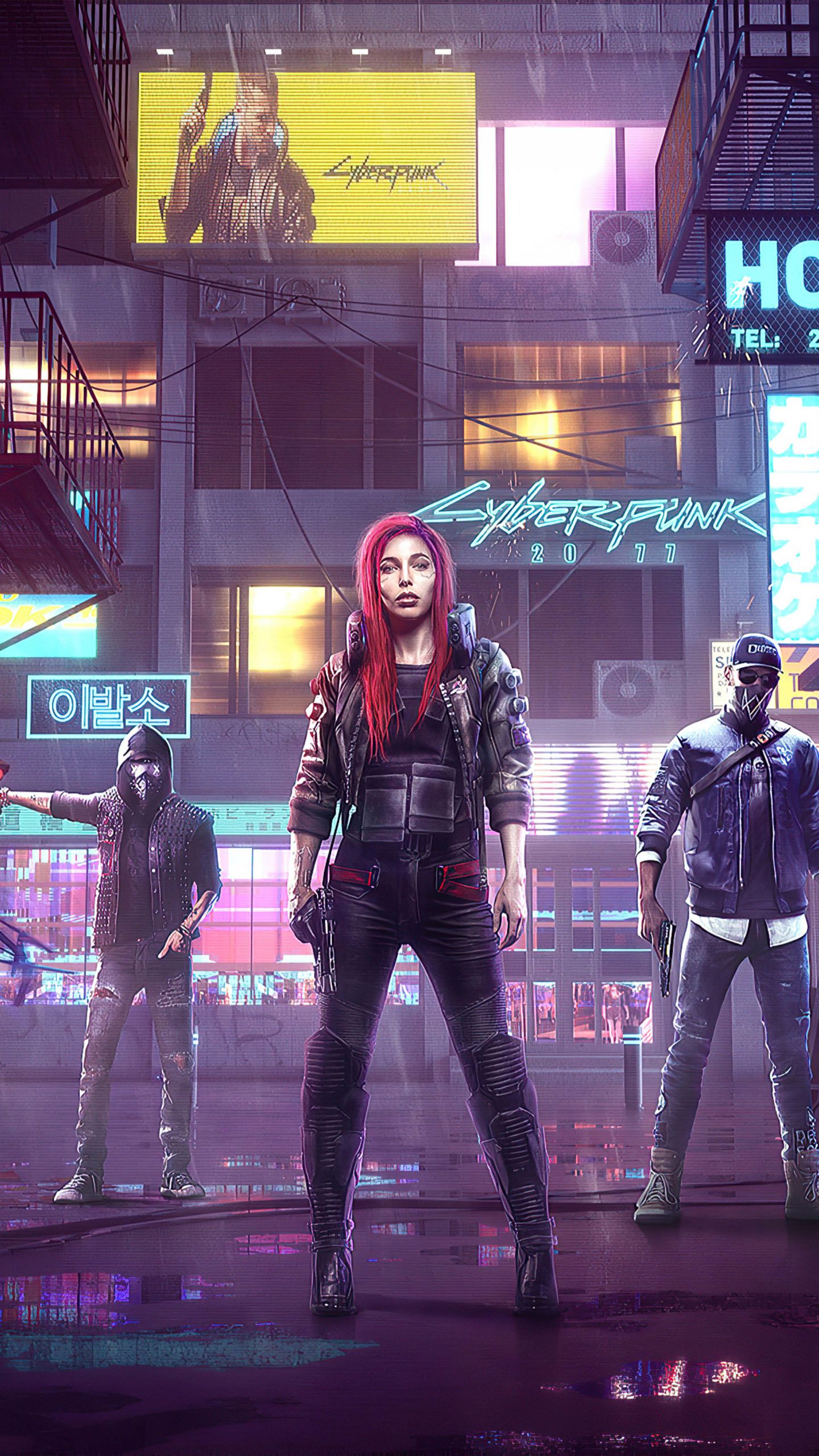 Cyberpunk New Game Poster 4k Ultra HD Mobile Wallpaper