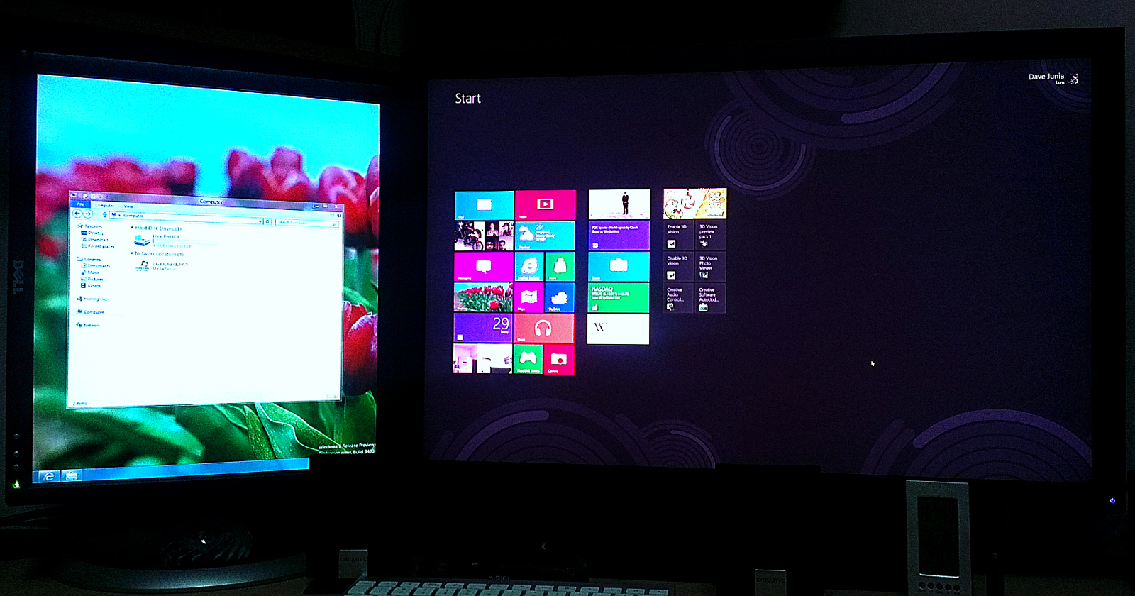 Dual Monitor Setup Windows HD Wallpaper