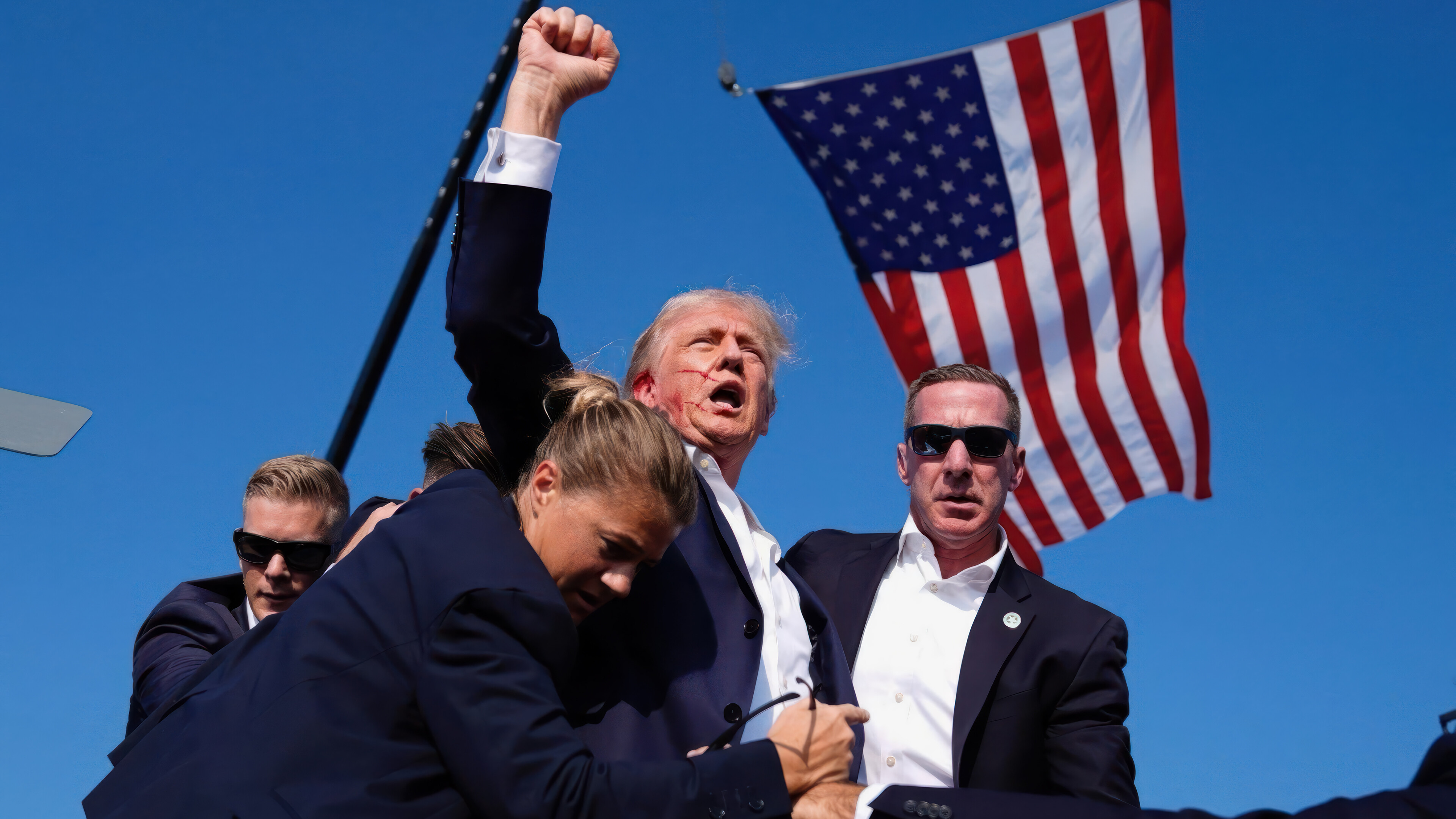 Donald Trump Shooting 4k Wallpaper