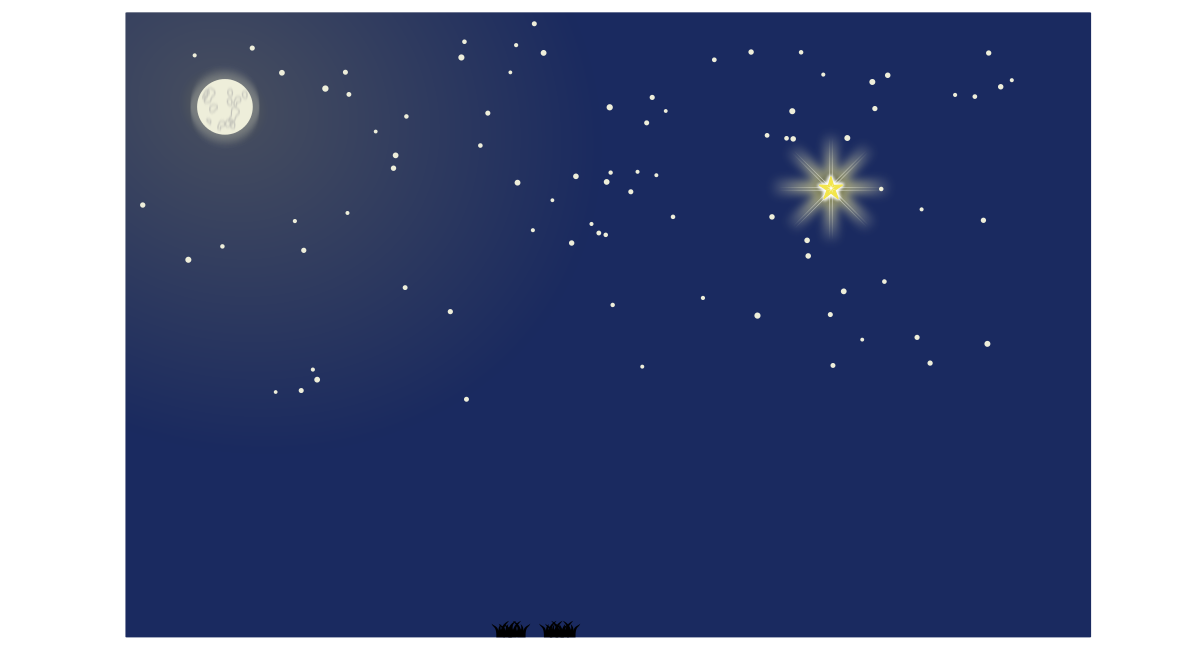 Nativity Scene Background Clipart by Moini Christmas Cliparts