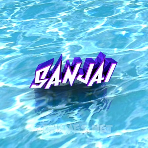3D Name style Water