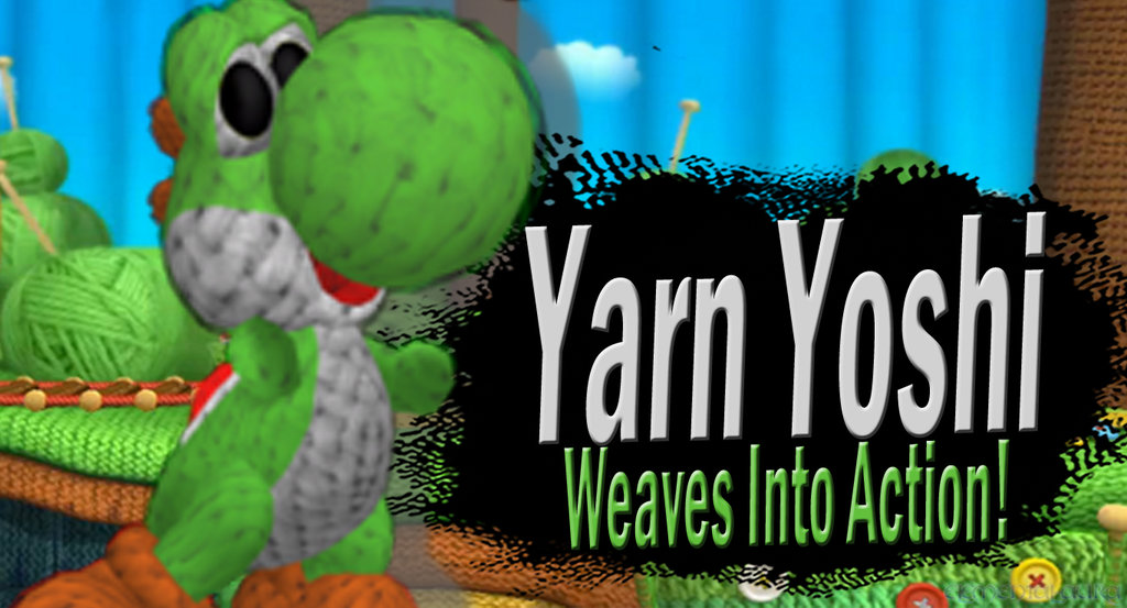Yarn Yoshi Ssb4 Request By Elemental Aura