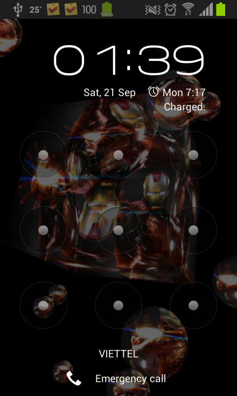 Iron Man 3d Live Wallpaper Screenshot