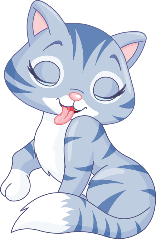 Cute Cartoon Cat Wallpaper - WallpaperSafari