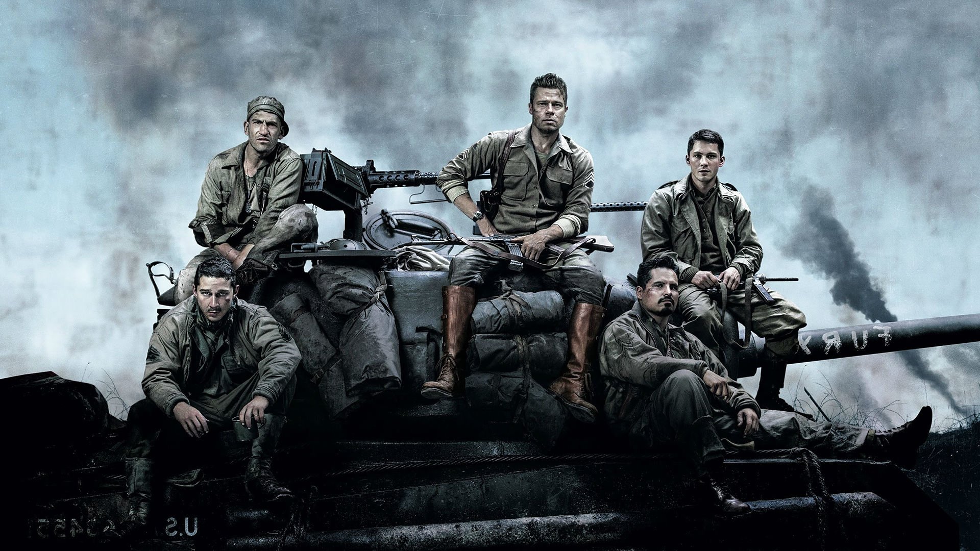 Fury Action Drama War Brad Pitt Military Tank 1fury Fighting