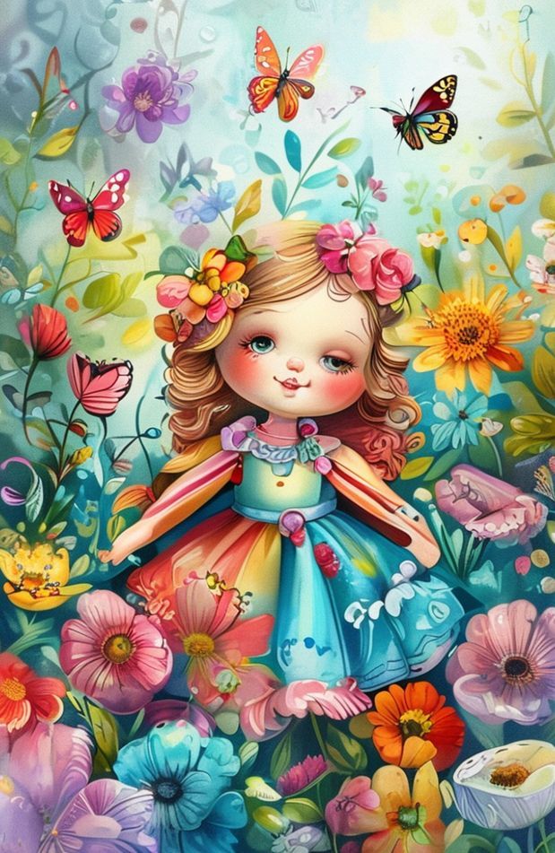 Cute Doll Wallpaper