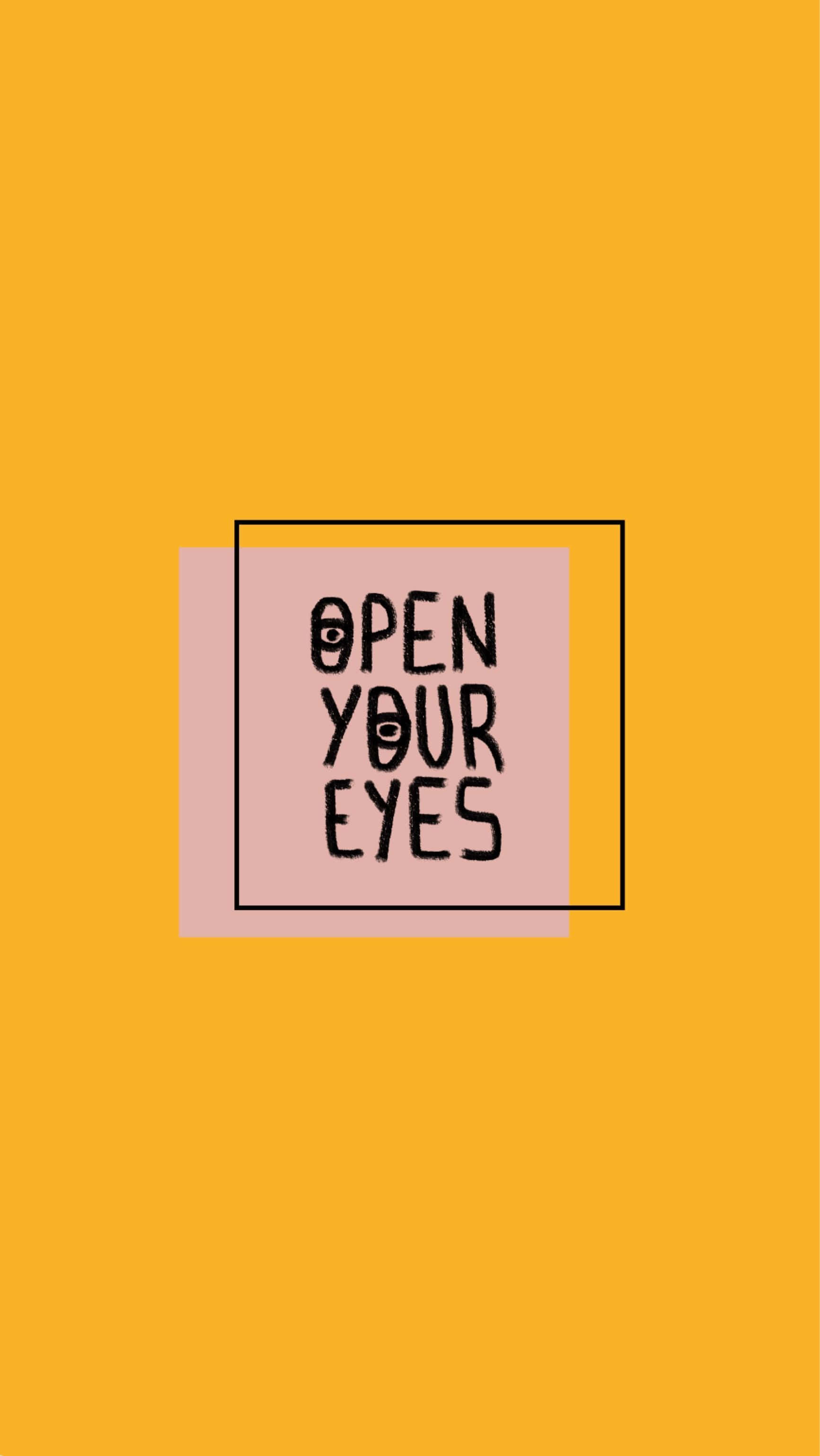 Yellow Aesthetic iPhone Wallpaper