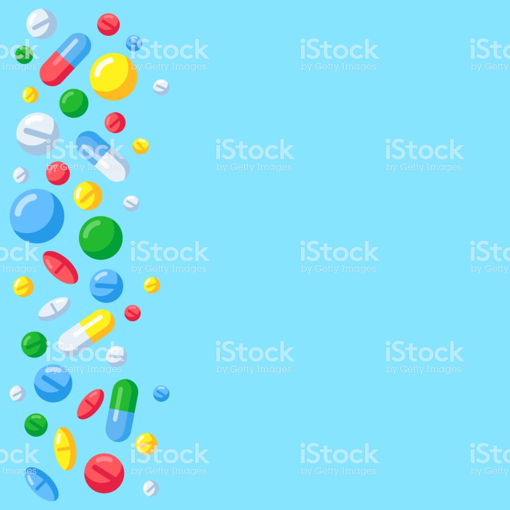 Pharmaceutical Pills Background Medicine Drugs In Capsules Medical