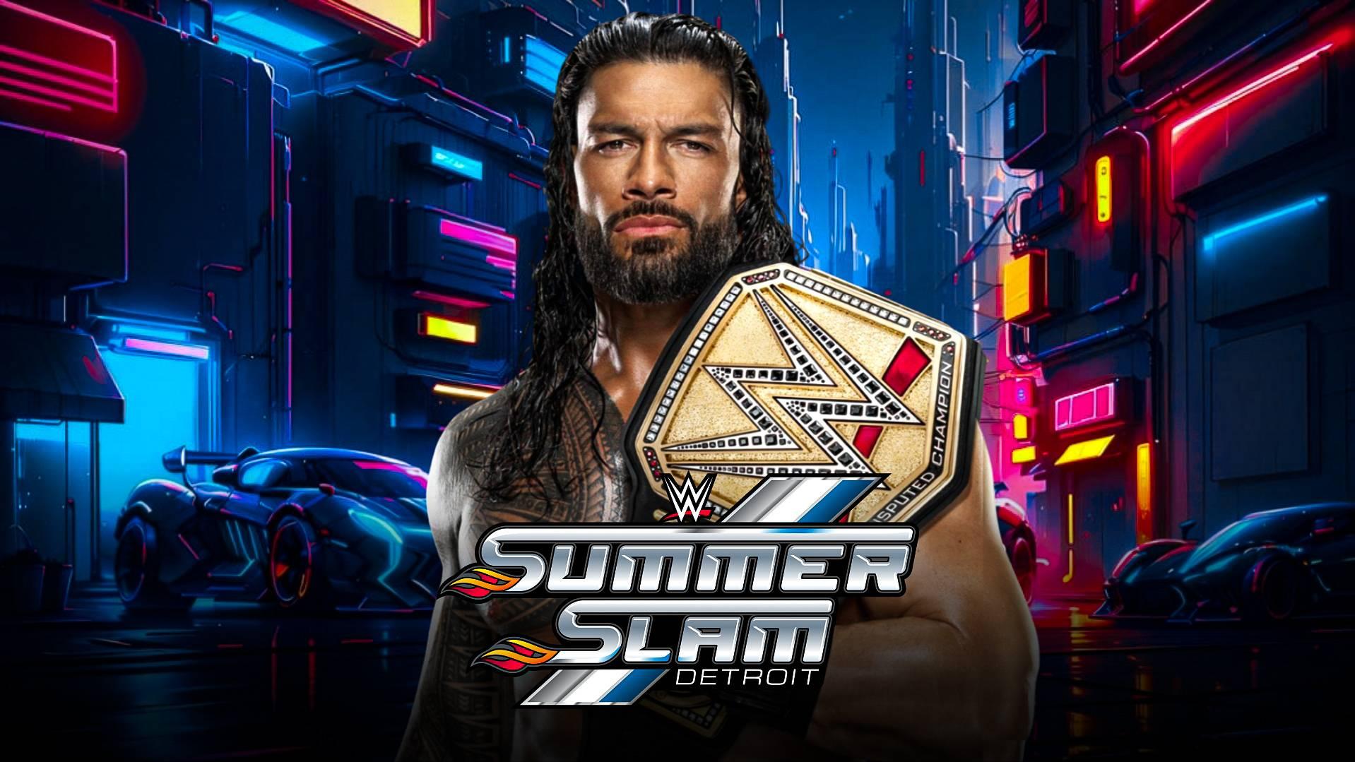 Wwe Summerslam Poster By Rolex Wrestling Rolexdesigns On
