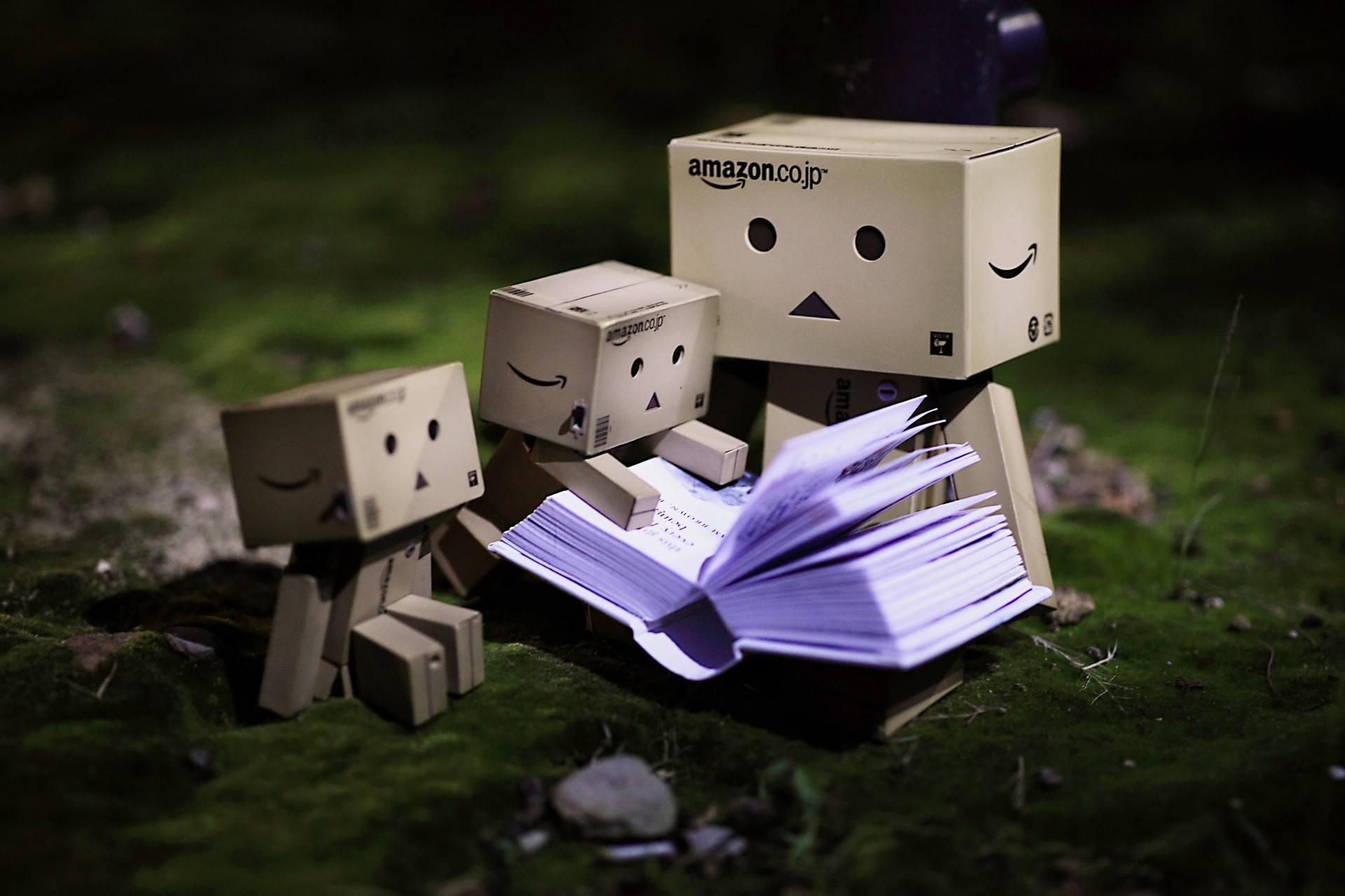 Wallpaper Danbo Cardboard Robot Small Book