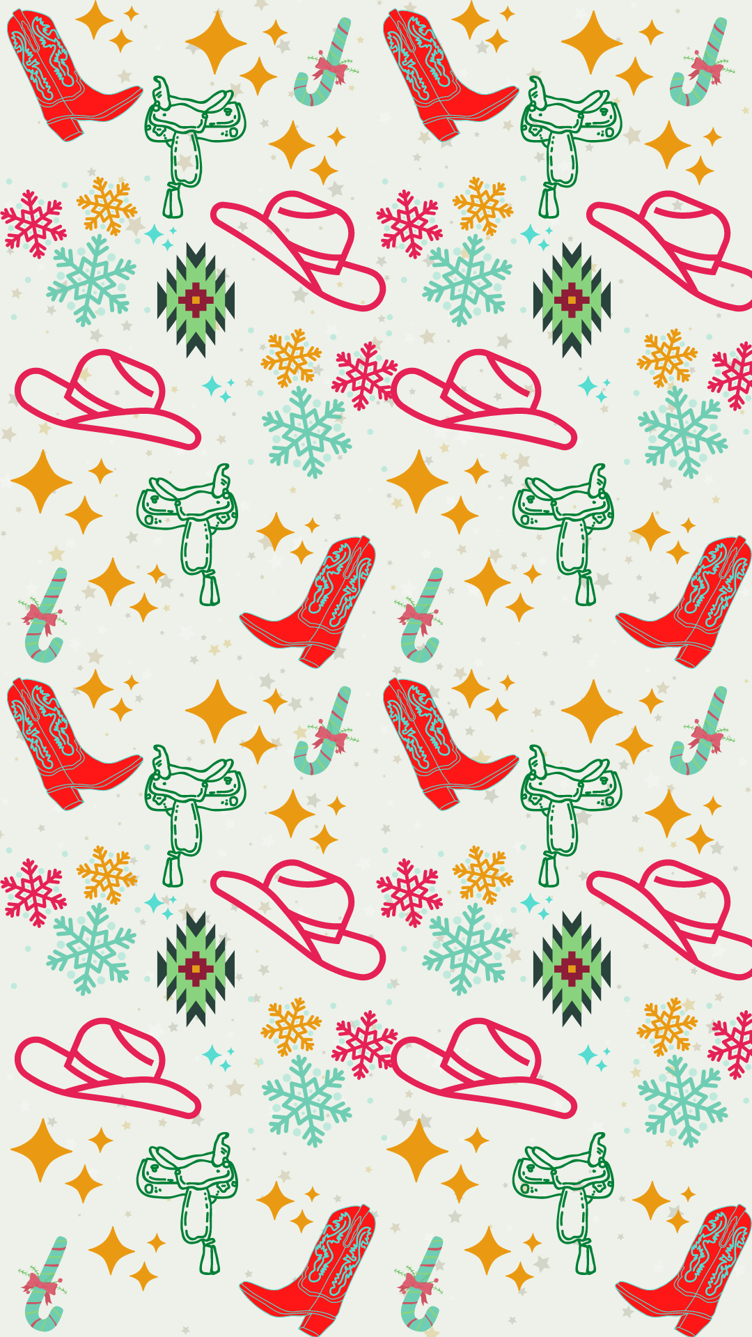 Cowgirl Christmas Phone Wallpaper Rockin T Boutique