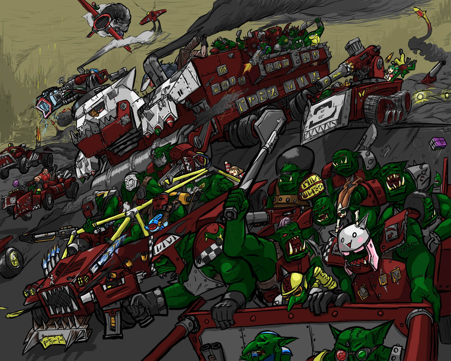 Warhammer 40k Orks Wallpaper Background