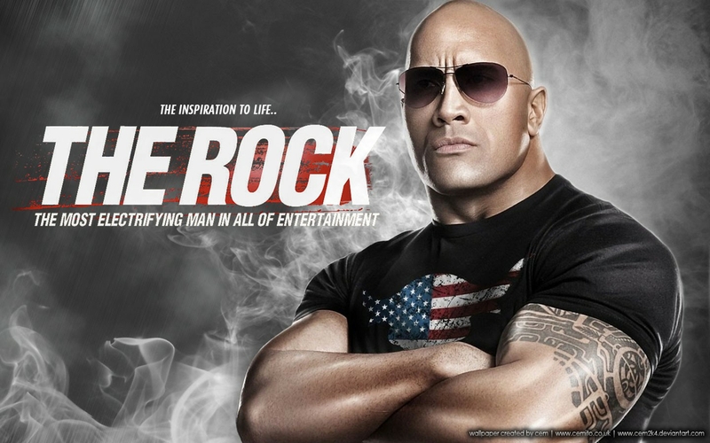 Fake The Rock Wwe World Wrestling Entertainment Wallpaper