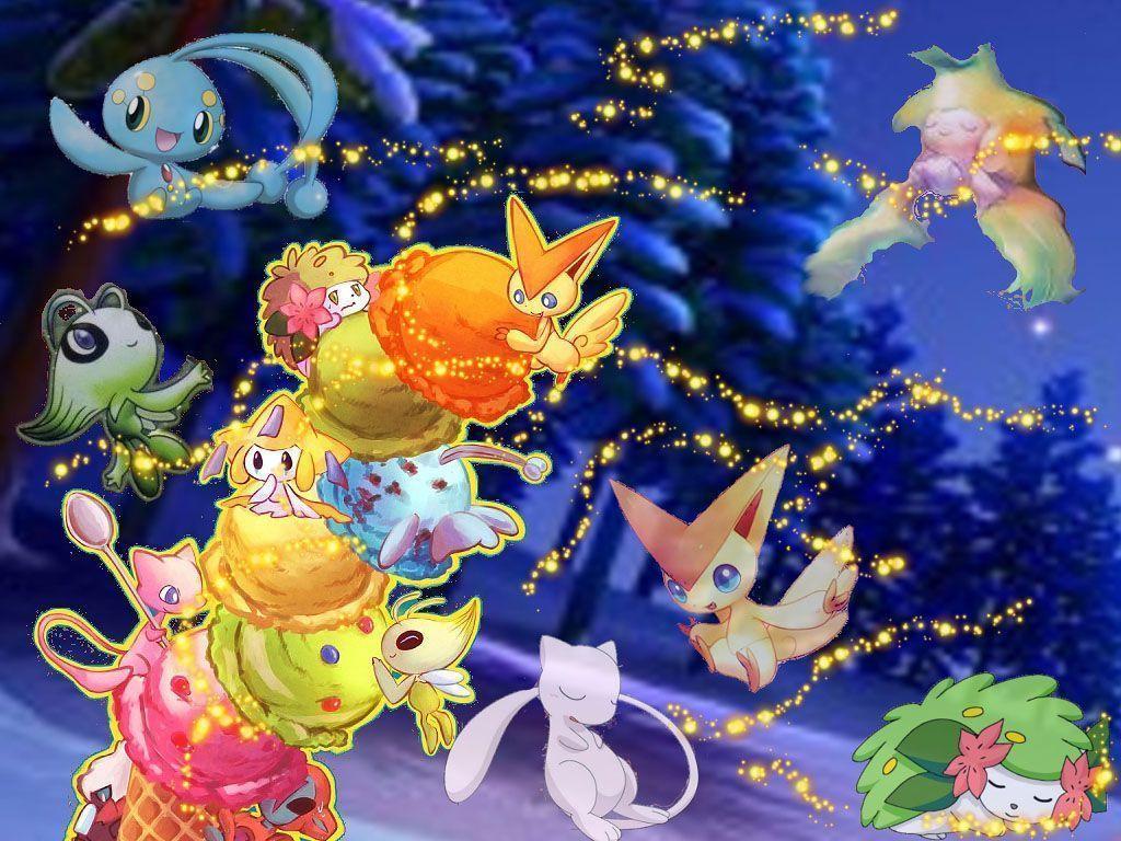 Pokemon Christmas Wallpaper  Download to your mobile from PHONEKY